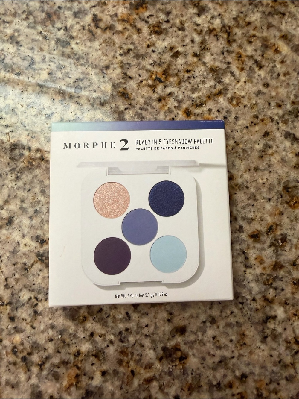 Morphe Ready In 5 Eyeshadow Palette - Blue & Purple Shades